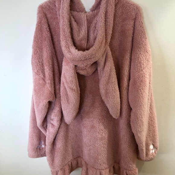 Cozy Pink Fleece Hoodie - Picture 4 of 5